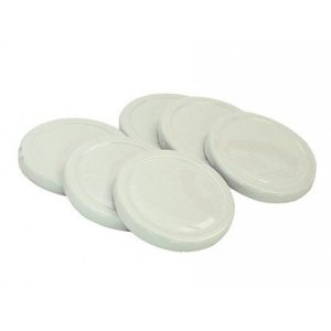 100 White Metal Twist-Off Cap for 2,000 / 3,800ml Jar