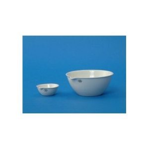 200mm Porcelain Evaporating Dish, Flat Bottom