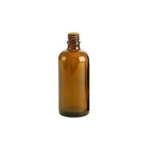 100ml Amber Glass Dropper Bottle without Cap