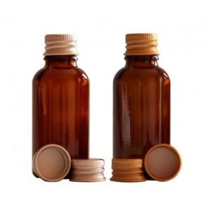 100ml Amber Glass Dropper Bottle & Aluminium Cap