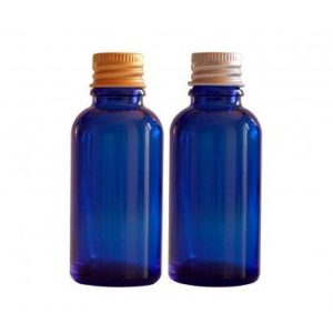 100ml Blue Glass Dropper Bottle & Aluminium Cap