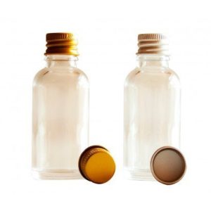100ml Clear Glass Dropper Bottle & Aluminium Cap