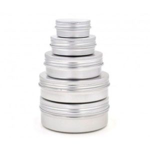 100ml Jar Aluminium & Screw Cap