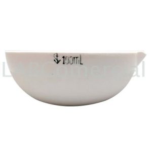 100ml Porcelain Evaporating Dish, 90mm, Round Bottom