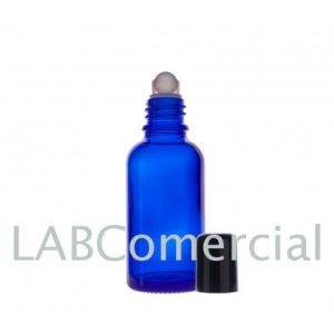 100ml Blue Glass Dropper Bottle, Roll-on Screw Cap
