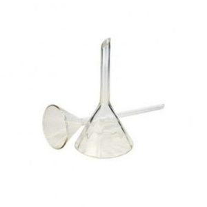 100mm Glass Funnel, Short Stem