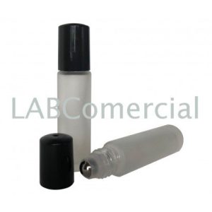 10ml Clear Glass Bottle & Stainless Steel Roll-On