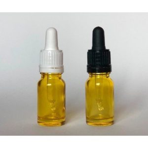 10ml Yellow Glass Dropper Bottle & DIN18 Pipette Screw Cap