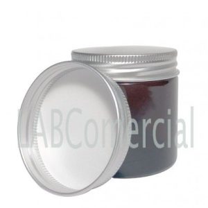 120ml Amber Glass Jar & Aluminium Screw Cap