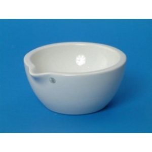 Porcelain mortar 120mm without hand