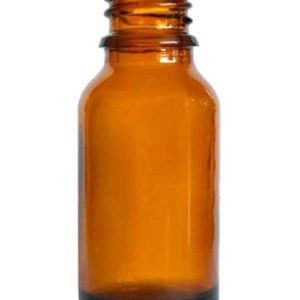 15ml Amber Glass Dropper Bottle without Cap