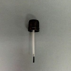 18mm Black Tamper Evident Screw Closure & 52mm Brush Applicator
