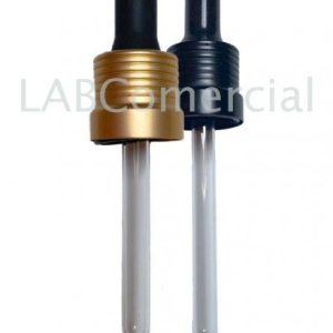 18mm Aluminium w/Skirt Dropper & 110mm Glass Tube, 100ml