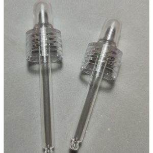 18mm Transparent Dropper Cap & 50mm Glass Tube, 5ml