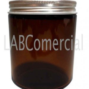 250ml Amber Glass Jar & Aluminium Screw Cap