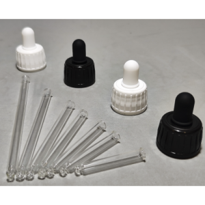 28mm Screw Dropper Cap & 140mm Glass Tube