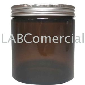 500ml Amber Glass Jar & Aluminium Screw Cap