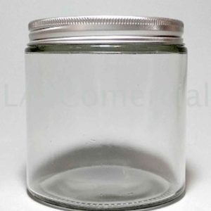 500ml Clear Glass Jar & Aluminium Screw Cap