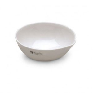 50ml Porcelain Evaporating Dish, 70mm, Round Bottom