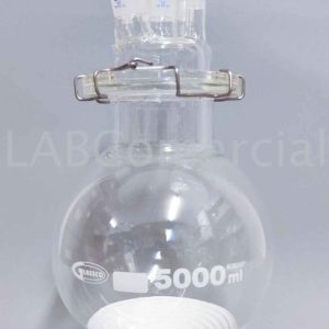 5 Litres Reactor Flask, Round Bottom, 5 Outlets