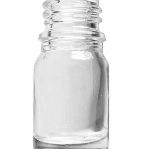 5ml Clear Glass Dropper Bottle without Cap