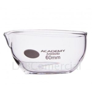 60mm Evaporating Dish, Flat Bottom with Spout