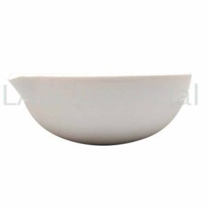 75ml Porcelain Evaporating Dish, 82mm, Round Bottom