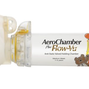 AeroChamber Plus Flow-Vu Anti-Static with Medium Mask Child 1-5 years