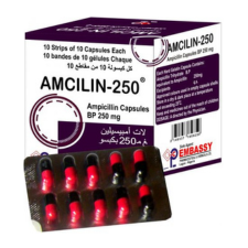 Amcilin 250mg Capsules ? Safe & Effective Antibiotic Support for Infection Relief