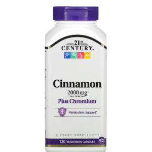 21ST CENTURY CINNAMON PLUS CHROMIUM TAB 120?S