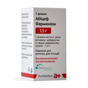 Abiecef Farmunion powder for injection solution 1,5g Cefuroxime Anti Infection ??????