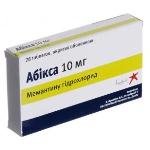 Abixa 28 tablets 10mg memantine Alzheimer diseases ??????