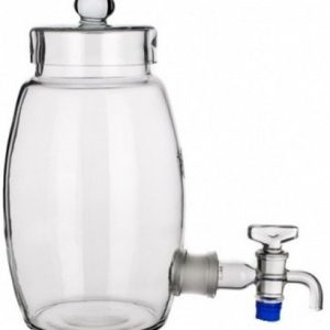 Glass Barrel 10,000ml, lid and stopcock