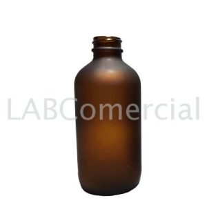Boston PP28 Amber Frosted Screw Cap Bottle 250ml