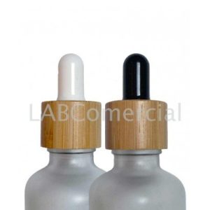 18mm Bamboo Dropper Cap & 65mm Glass Tube, 15ml