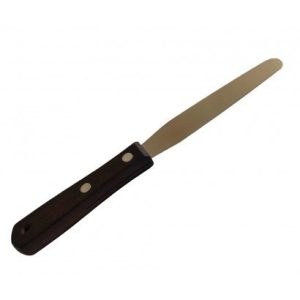 100mm Stainless Steel Spatula & Wooden Handle