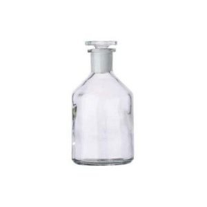 100ml Clear Reagent Bottle, Narrow Mouth & Ground-Stopper