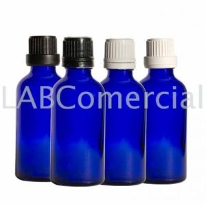 100ml Blue Glass Dropper Bottle & Tamper Evident Cap