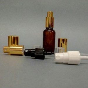 100ml Amber Glass Bottle & 18mm Atomiser Spray