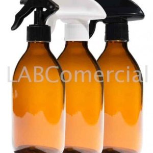 1000ml Amber Glass Sirop Bottle & 28mm Hand Trigger Sprayer