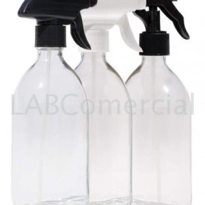 1000ml Clear Glass Sirop Bottle & 28mm Hand Trigger Sprayer