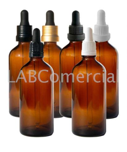 5ml Amber Glass Dropper Bottle & DIN18 Pipette Screw Cap