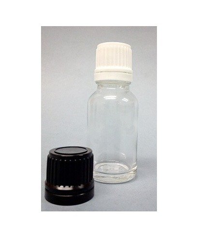 50ml Clear Glass Dropper Bottle & Tamper Evident Cap