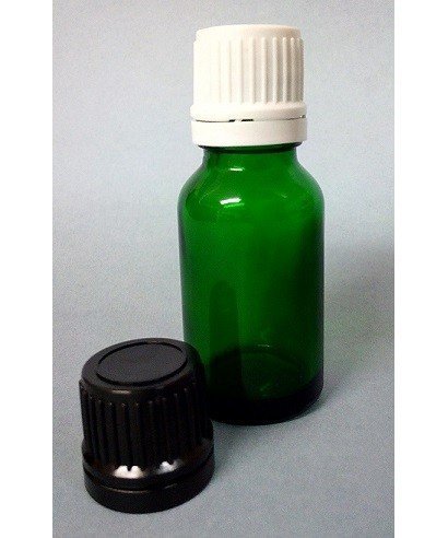 50ml Green Glass Dropper Bottle & Tamper Evident Cap