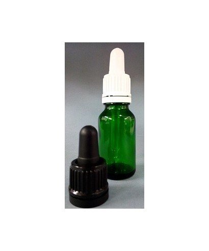 50ml Green Glass Dropper Bottle & DIN18 Pipette Screw Cap