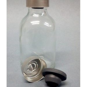 100ml Complete Clear Glass Vial, 20mm