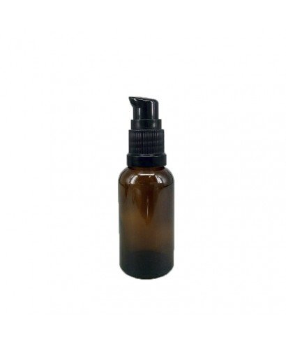 50ml Amber Glass Dropper Bottle & Lotion Pump Cap