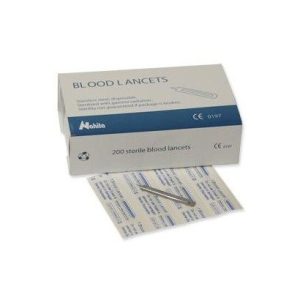 Sterile Blood Lancets, Box 200 pcs.