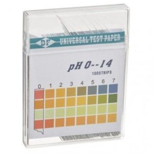 100 Strips of Test Paper pH, Scale 0-14