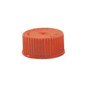 GL45 Red Screw Cap with PTFE Disc